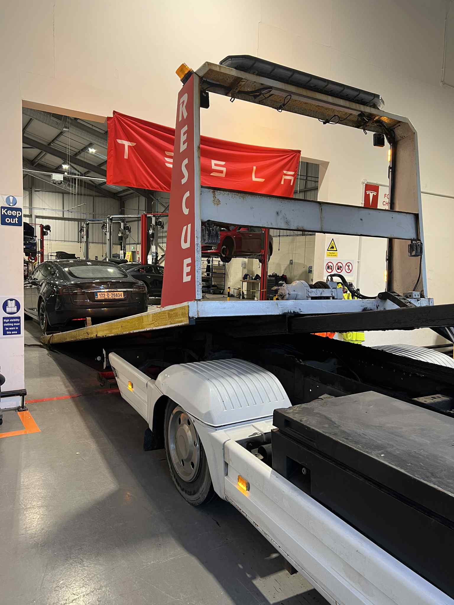 Tesla Car recovery